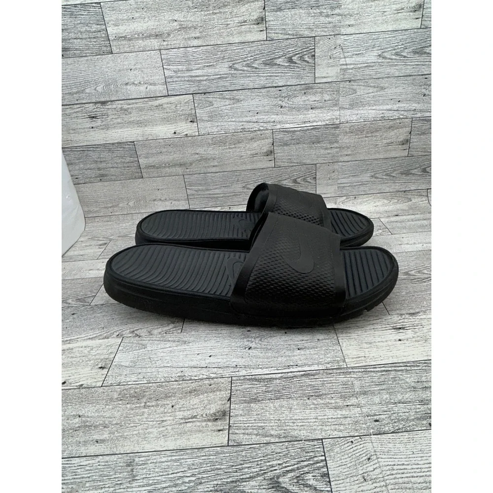 Nike Victori One Slide Black Men's Size 12 Sandals Shower‎ Pool Beach